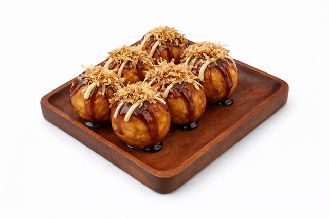 Takoyaki [6].