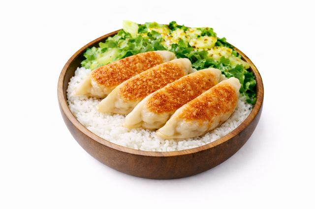 AHI Potstickers Bowl.