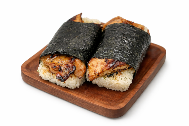 BBQ Chicken Musubi [2].