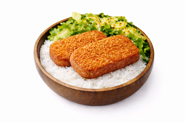 AHI Crispy Spam Bowl.