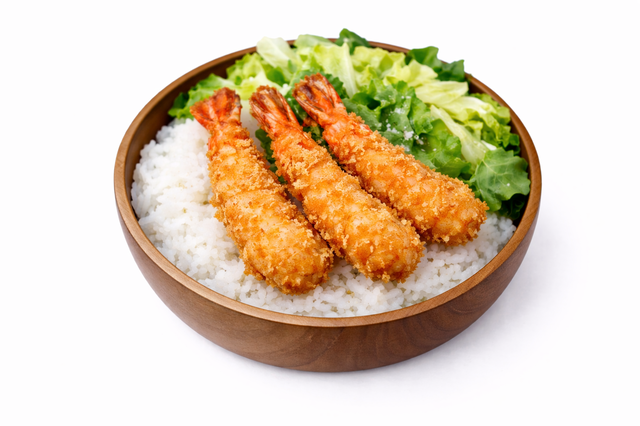 AHI Shrimp Bowl.