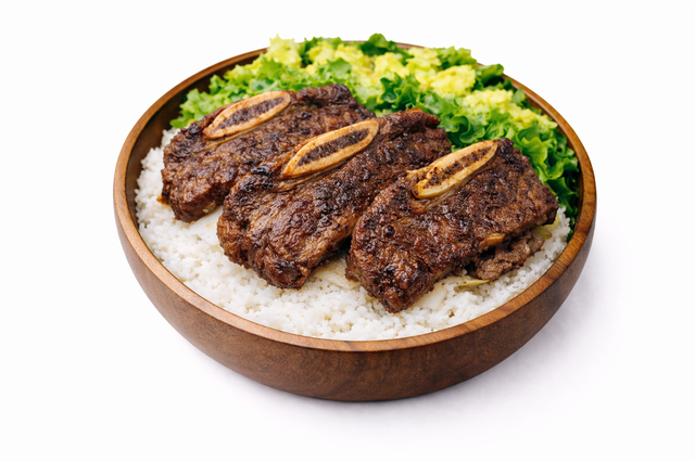 AHI Short Ribs Bowl.